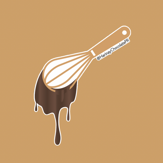 Harina & Chocolate Whisk Sticker