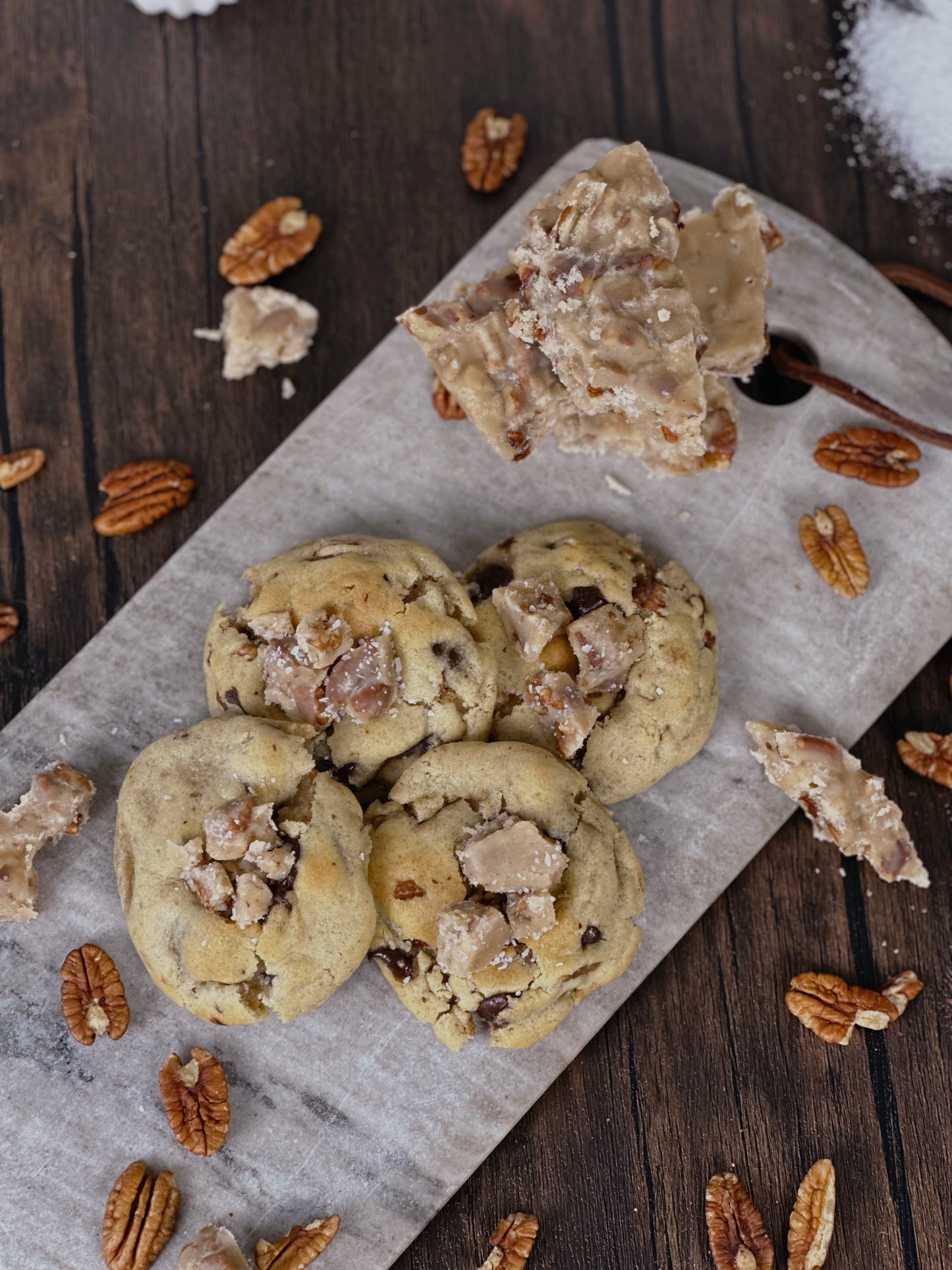 Salty Pecan Praline Cookie