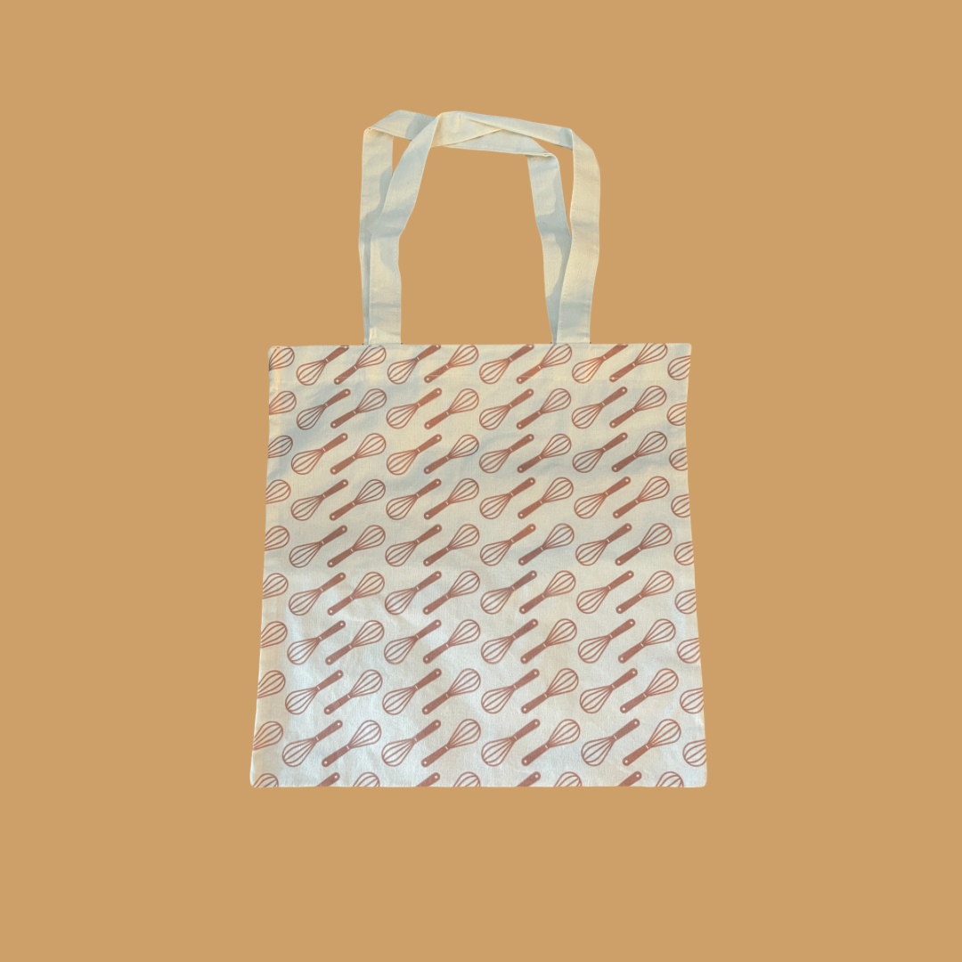 TOTE BAG WHISK PRINT